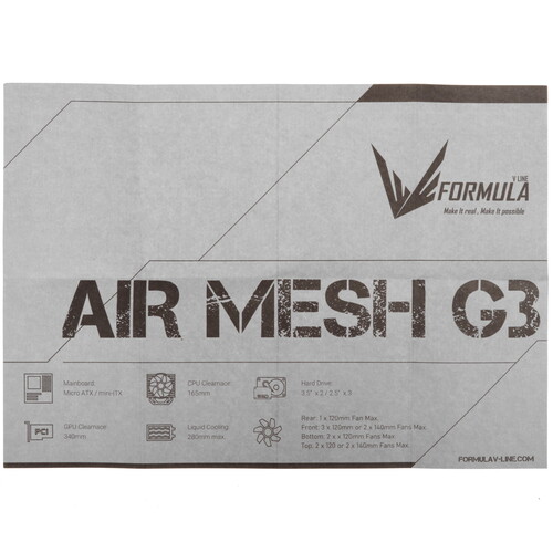 Купить Корпус Formula V Line Air Mesh G3 Plus  5607740. Характеристики, отзывы и цены в Донецке