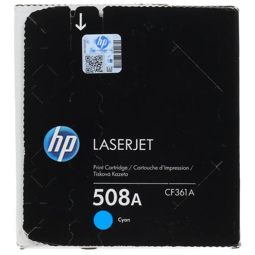 Купить Картридж лазерный HP 508A (CF361A) голубой  7939505. Характеристики, отзывы и цены в Донецке