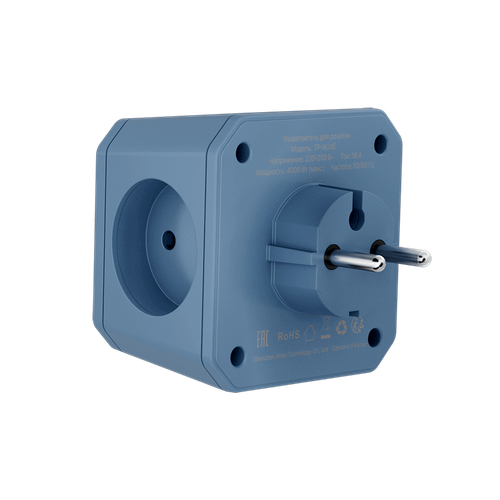 Купить Разветвитель AGNI TP-WJ4E-blue синий  9354097. Характеристики, отзывы и цены в Донецке