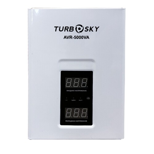 Купить Стабилизатор напряжения Turbosky AVR-5000VA  9140953. Характеристики, отзывы и цены в Донецке