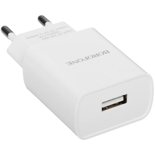 Купить Сетевое зарядное устройство Borofone BA20A Sharp белый  5367547. Характеристики, отзывы и цены в Донецке