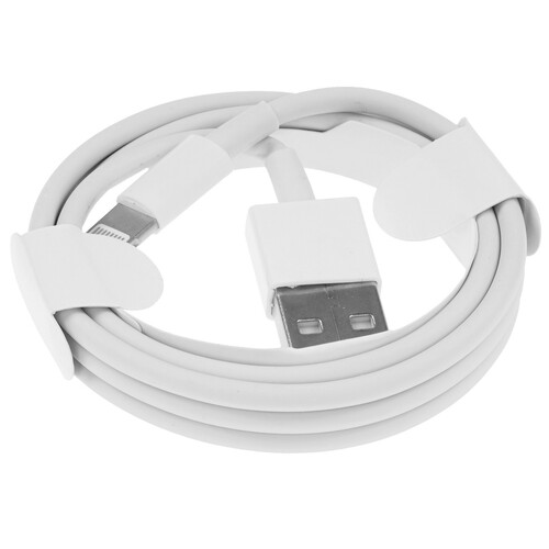 Купить Кабель круглый REXANT Lightning 8-pin - USB 2.0 Type-A белый 1 м  9131372. Характеристики, отзывы и цены в Донецке