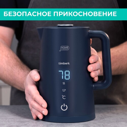 Купить Электрочайник Timberk T-EK21S104WF черный  9091195. Характеристики, отзывы и цены в Донецке