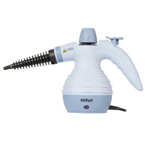 Купить Пароочиститель Kitfort KT-9176 голубой  9063185. Характеристики, отзывы и цены в Донецке