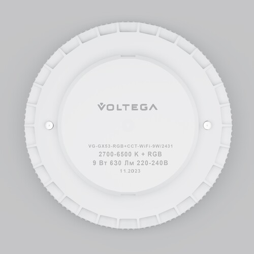 Купить Умная светодиодная лампа Voltega Wi-Fi GX53 9W MIX-RGB DIM (2431)  9116279. Характеристики, отзывы и цены в Донецке