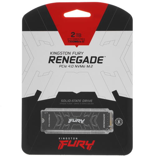 Купить 2000 ГБ M.2 NVMe накопитель Kingston FURY Renegade [SFYRD/2000G]  5046286. Характеристики, отзывы и цены в Донецке