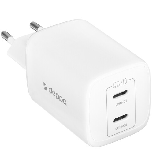 Купить Сетевое зарядное устройство Deppa 11480 белый  9311452. Характеристики, отзывы и цены в Донецке