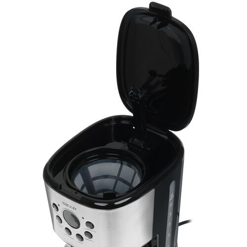 Купить Кофеварка капельная DEXP DCM-1600 серебристый  1296323. Характеристики, отзывы и цены в Донецке