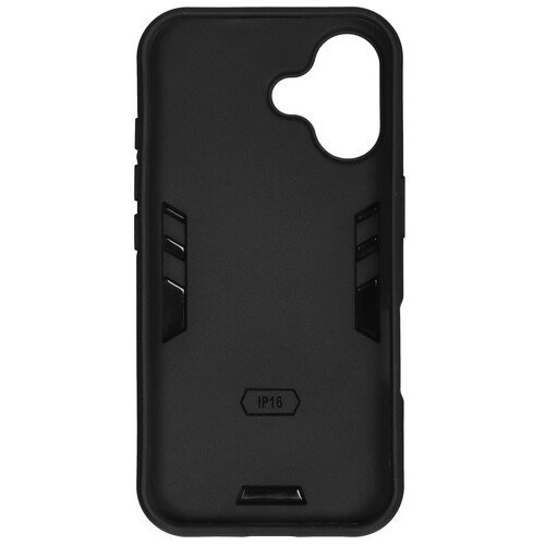 Купить Накладка  DF для Apple iPhone 16 серебристый/черный  5475755. Характеристики, отзывы и цены в Донецке
