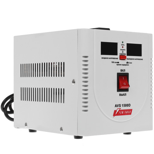 Купить Стабилизатор напряжения PowerMan AVS 1500D  1110306. Характеристики, отзывы и цены в Донецке