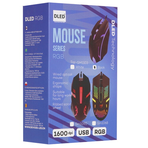Купить Мышь проводная DLED SW-GM1103  9174998. Характеристики, отзывы и цены в Донецке