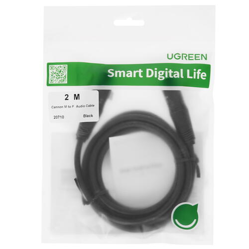 Купить Кабель   Ugreen XLR - XLR черный  5026982. Характеристики, отзывы и цены в Донецке
