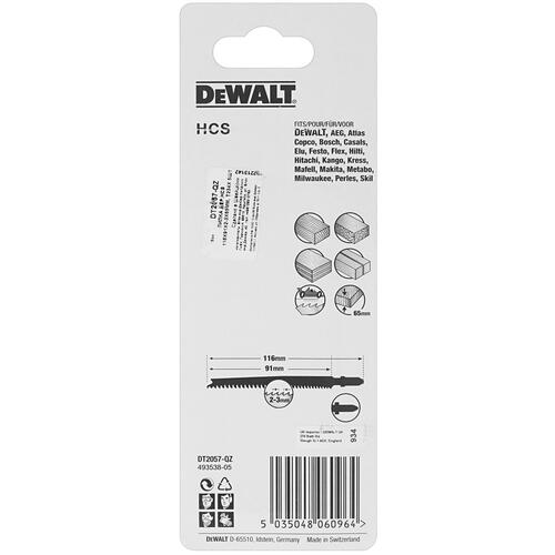 Купить Пилки для лобзика DeWalt DT2057  5303389. Характеристики, отзывы и цены в Донецке