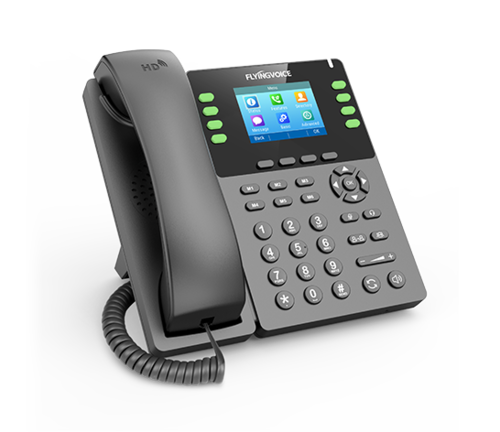 Купить Телефон VoIP Flyingvoice P23GW серый  9089010. Характеристики, отзывы и цены в Донецке