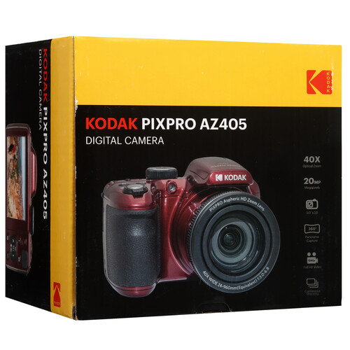 Купить Компактный фотоаппарат Kodak AZ405 белый  5468012. Характеристики, отзывы и цены в Донецке