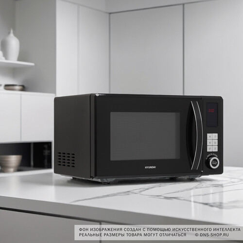 Купить Микроволновая печь Hyundai HYM-D3010 черный  9135702. Характеристики, отзывы и цены в Донецке