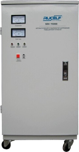 Купить Стабилизатор напряжения RUCELF SDV-15000  8105924. Характеристики, отзывы и цены в Донецке
