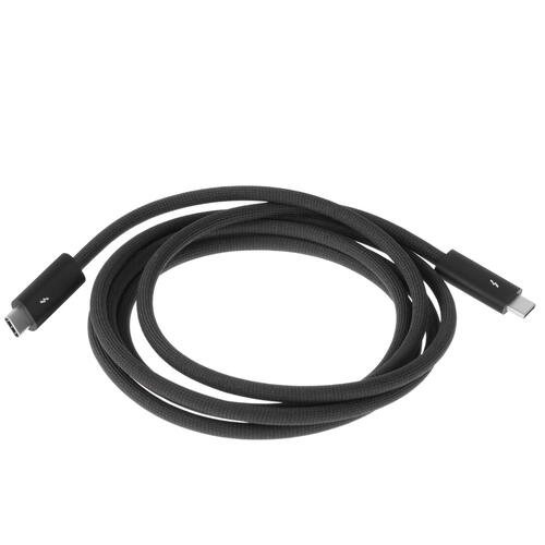 Купить Кабель круглый Apple Thunderbolt 4 (USB Type-C) - Thunderbolt 4 (USB Type-C) черный 1.8 м  5406488. Характеристики, отзывы и цены в Донецке