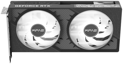 Купить Видеокарта KFA2 GeForce RTX 5060 CORE OC 2FAN LED Black  5629291. Характеристики, отзывы и цены в Донецке