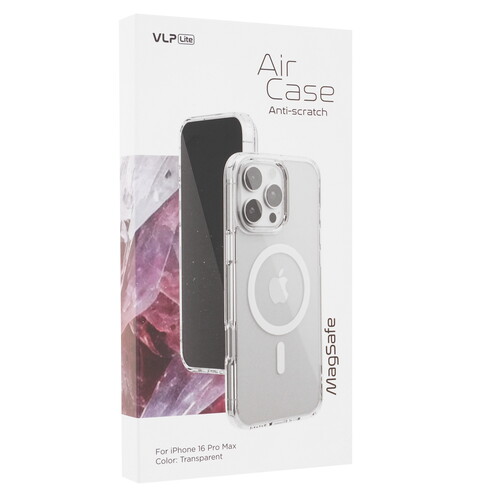Купить Накладка  VLP Air Case для Apple iPhone 16 Pro Max прозрачный  5487121. Характеристики, отзывы и цены в Донецке