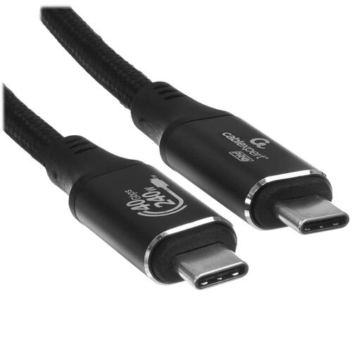 Купить Кабель круглый Cablexpert USB Type-C - USB Type-C черный 1 м  5452426. Характеристики, отзывы и цены в Донецке