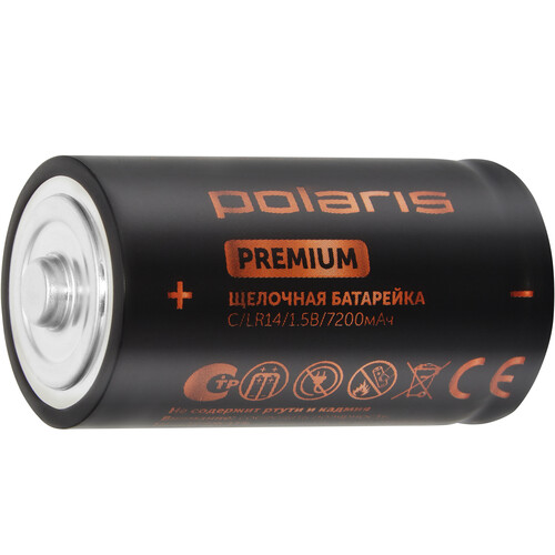 Купить Батарейка Polaris PB Premium C (LR14/ER26500/R14)  9252736. Характеристики, отзывы и цены в Донецке