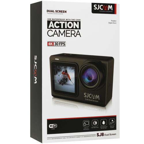 Купить Экшн-камера SJCAM SJ8 Dual Screen черный  5076971. Характеристики, отзывы и цены в Донецке