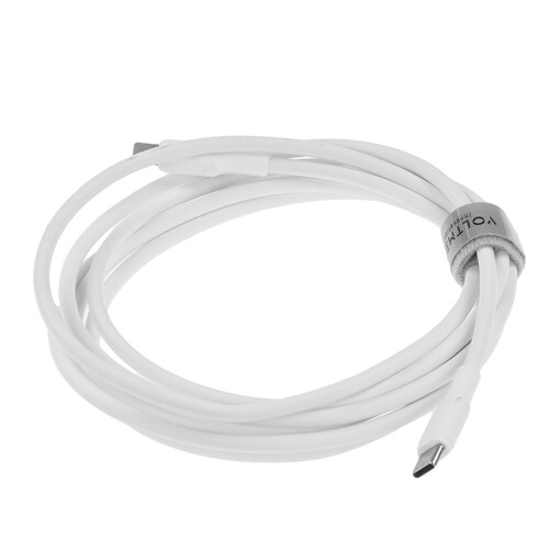Купить Кабель круглый VOLTME USB Type-C - USB Type-C белый 2 м  9210888. Характеристики, отзывы и цены в Донецке