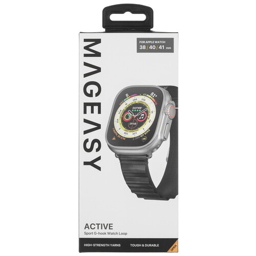 Купить Ремешок SwitchEasy для Apple Watch 38/ 40/ 41mm черный  9106878. Характеристики, отзывы и цены в Донецке