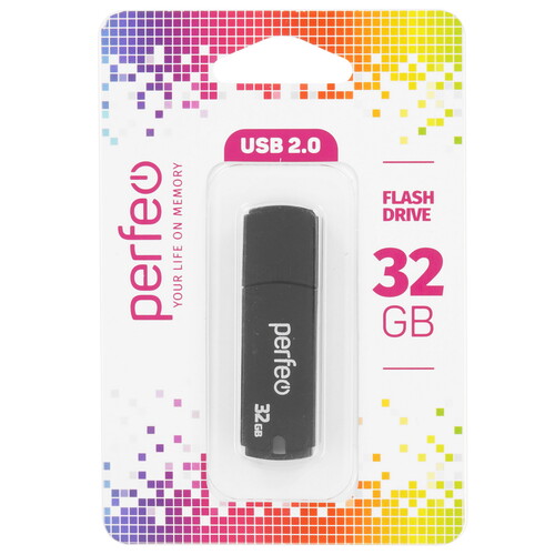Купить Память USB Flash 32 ГБ Perfeo C05 [PF-C05B032]  9209307. Характеристики, отзывы и цены в Донецке