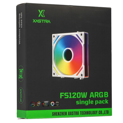Купить Вентилятор XASTRA FS120W ARGB  9281002. Характеристики, отзывы и цены в Донецке
