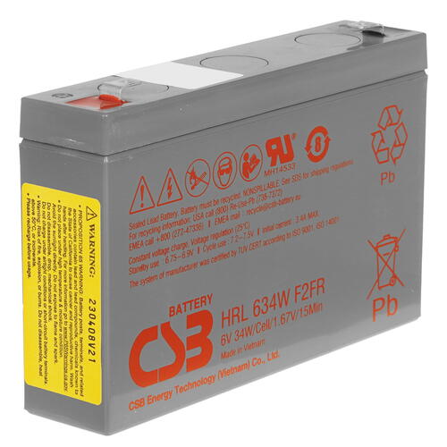 Купить Аккумуляторная батарея для ИБП CSB HRL 634W F2 FR  9085878. Характеристики, отзывы и цены в Донецке