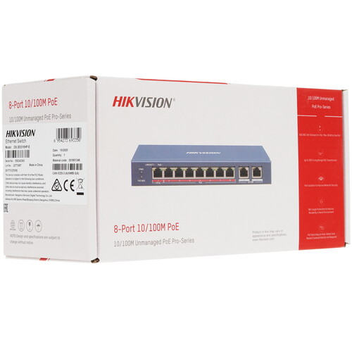 Купить Коммутатор Hikvision DS-3E0310HP-E  8164947. Характеристики, отзывы и цены в Донецке