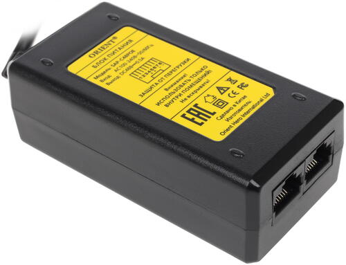 Купить Инжектор PoE ORIENT SAP-C48POE 0.5A  1209613. Характеристики, отзывы и цены в Донецке
