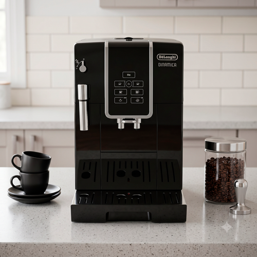 Купить Кофемашина автоматическая DeLonghi Dinamica ECAM 350.15.B черный  1130111. Характеристики, отзывы и цены в Донецке
