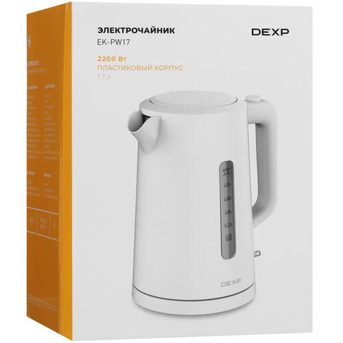 Купить Электрочайник DEXP EK-PW17 белый  9028686. Характеристики, отзывы и цены в Донецке