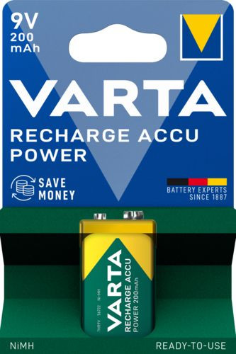 Купить Аккумулятор VARTA Recharge Accu Power 200 мА*ч  9039990. Характеристики, отзывы и цены в Донецке