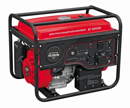Купить Электрогенератор   бензиновый Elitech БГ 8000Е  9088394. Характеристики, отзывы и цены в Донецке