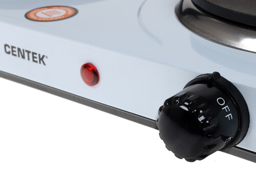 Купить Плита компактная электрическая Centek CT-1507 белый  1114259. Характеристики, отзывы и цены в Донецке