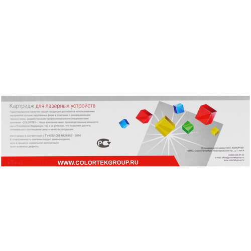 Купить Картридж лазерный Colortek CF413A (410A) M пурпурный  5367131. Характеристики, отзывы и цены в Донецке