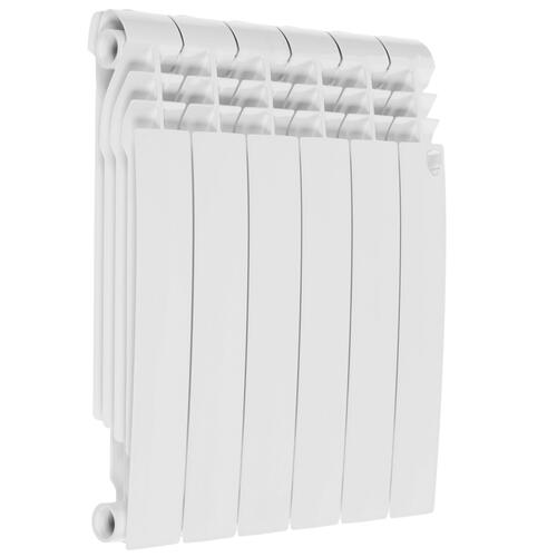 Купить Радиатор биметаллический Royal Thermo BiLiner BM 500/W/06 6 шт-секционный белый  4789586. Характеристики, отзывы и цены в Донецке