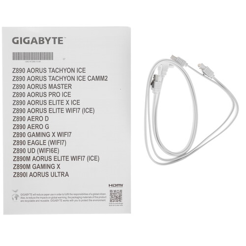 Купить Материнская плата GIGABYTE Z890M AORUS ELITE WIFI7 ICE  5618743. Характеристики, отзывы и цены в Донецке