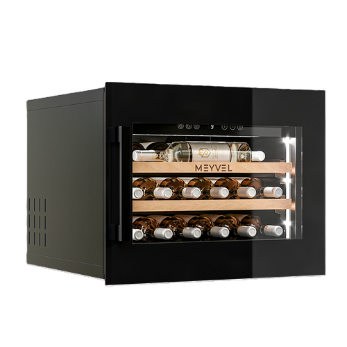 Купить Винный шкаф Meyvel MV19PRO-KBB1 черный  9407405. Характеристики, отзывы и цены в Донецке