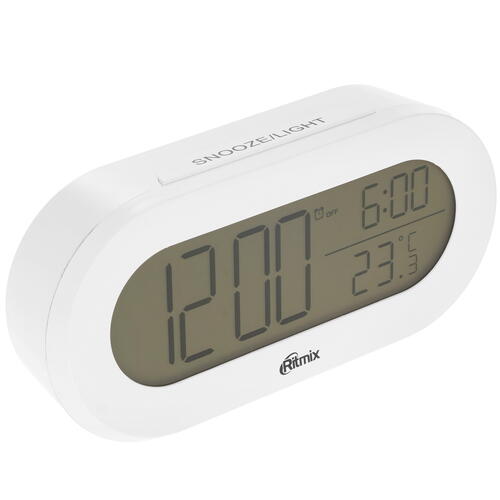Купить Будильник Ritmix CAT-110 White  9104536. Характеристики, отзывы и цены в Донецке
