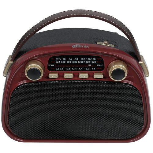 Купить Радиоприемник Ritmix RPR-040 коричневый  9201107. Характеристики, отзывы и цены в Донецке