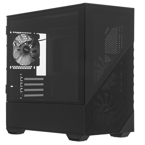 Купить Корпус 1STPLAYER DK D7 [D7-BK-3F1] черный  5481535. Характеристики, отзывы и цены в Донецке