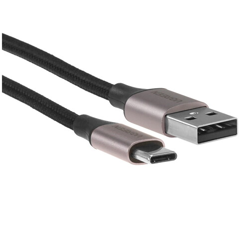 Купить Кабель круглый Ugreen USB Type-C - USB 2.0 Type-A черный 2 м  9983410. Характеристики, отзывы и цены в Донецке
