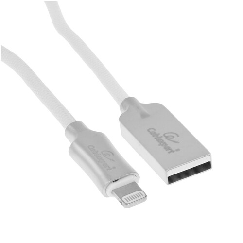 Купить Кабель круглый Cablexpert Lightning 8-pin MFI - USB 2.0 Type-A белый 1.8 м  5485455. Характеристики, отзывы и цены в Донецке