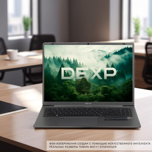 Купить 16" Ноутбук DEXP Atlas M16-A7W303 серый  5429714. Характеристики, отзывы и цены в Донецке