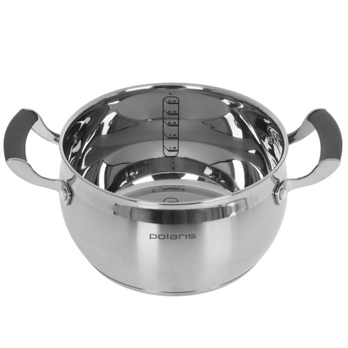 Купить Кастрюля Polaris Mela-20C 4 л 20 см серебристый  9342384. Характеристики, отзывы и цены в Донецке